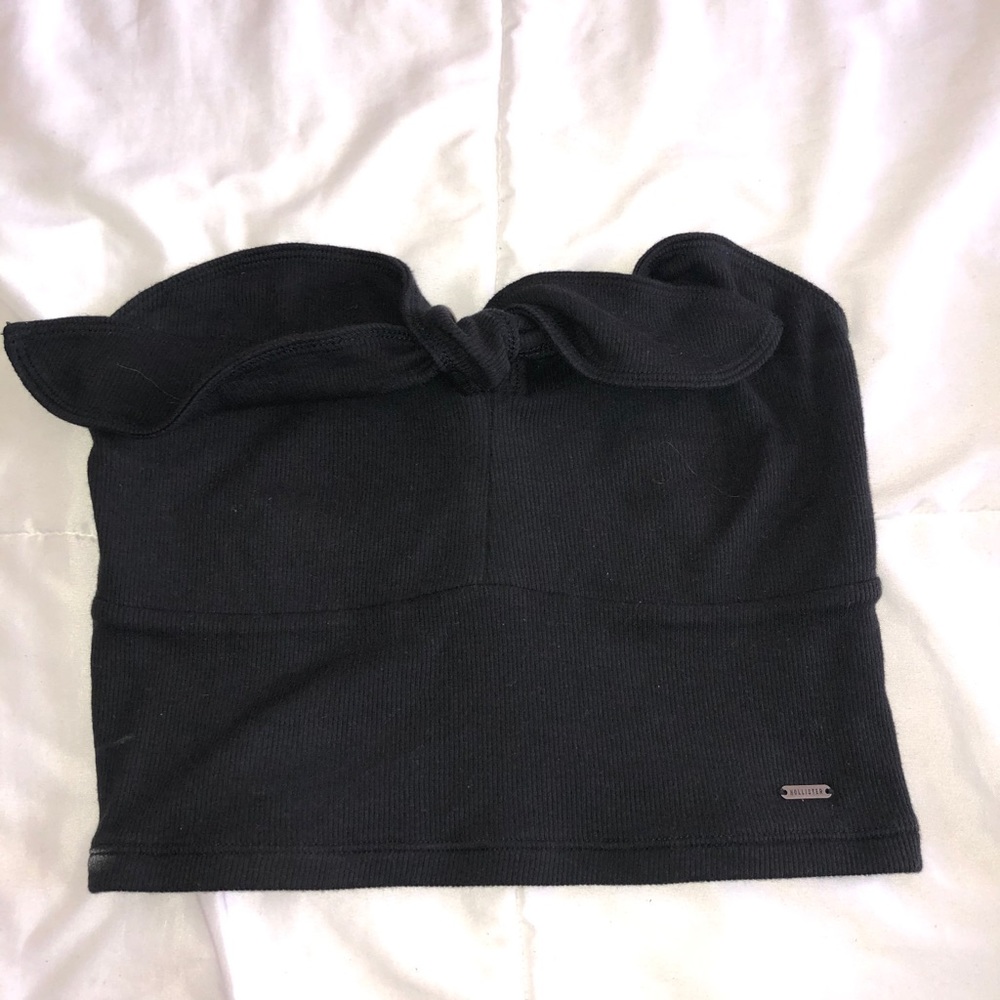 Balck strapless bandeau